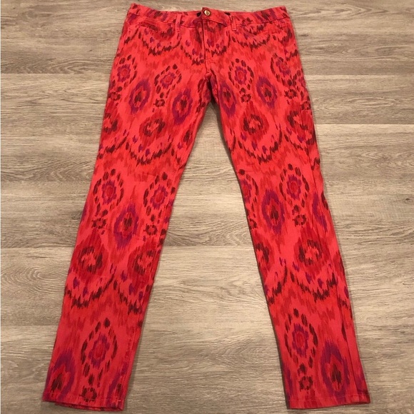 Joe’s Jeans Skinny Ankle Tribal Print Jeans Sz 31 - Picture 6 of 7